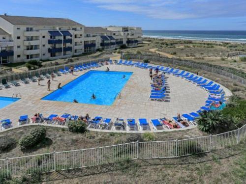 Appartement Climatise Avec Piscine & Mer Bleu Marine ラカノー エクステリア 写真